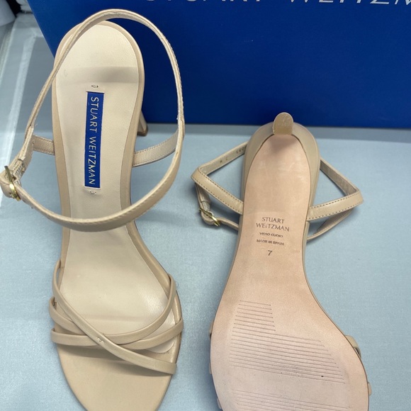 BNIB Staurt Weitzman Adodrn Star 105 Classic Pump size 6 Tan - Picture 5 of 12